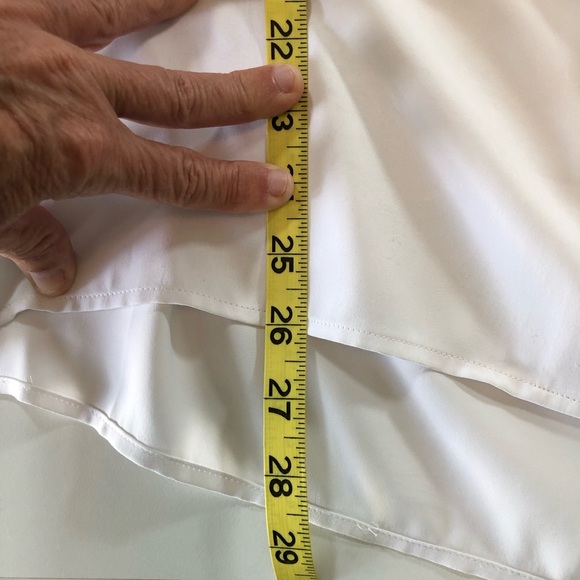 Anne Fontaine Paris White, Satin Button Down, Blouse Women’s 4, Very Oversized! - Picture 11 of 13